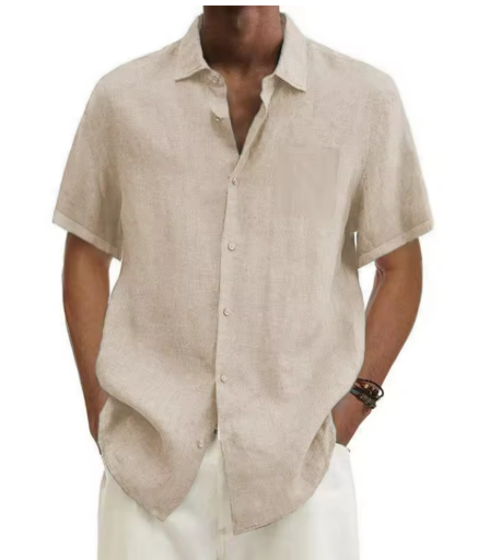 Modern Linen Button Shirt