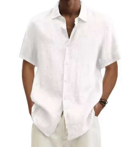 Modern Linen Button Shirt